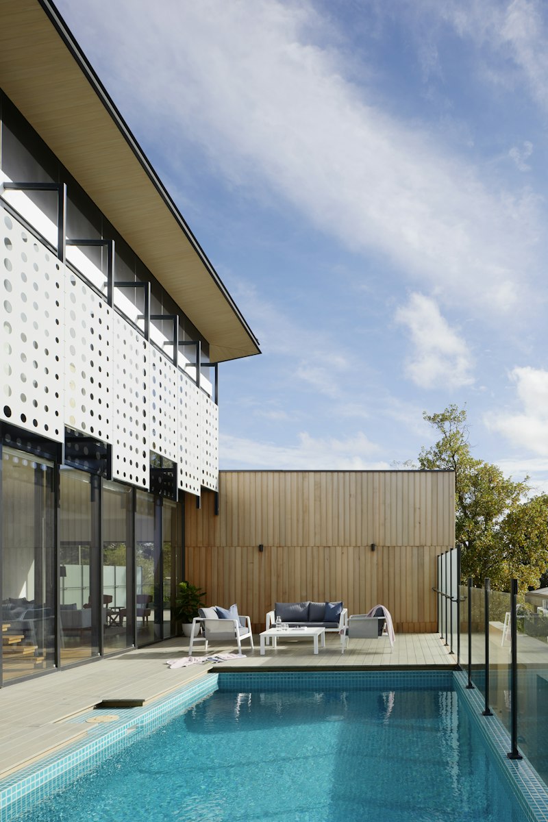 Modern glass interior